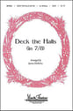 Deck the Halls in 7/8 SATB choral sheet music cover